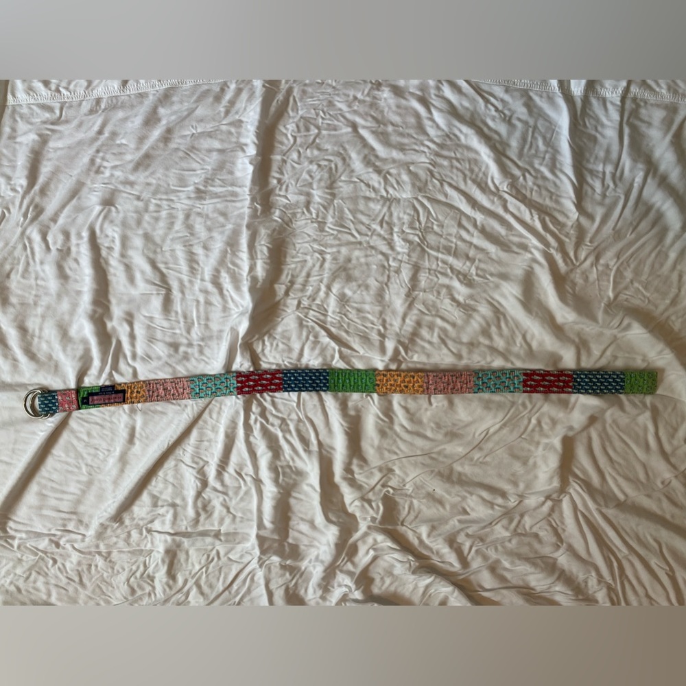 Vineyard Vines Patchwork Ring Belt